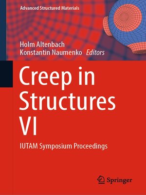 cover image of Creep in Structures VI